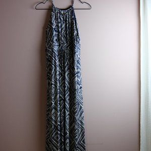 Loft Petite Geometric Maxi Dress